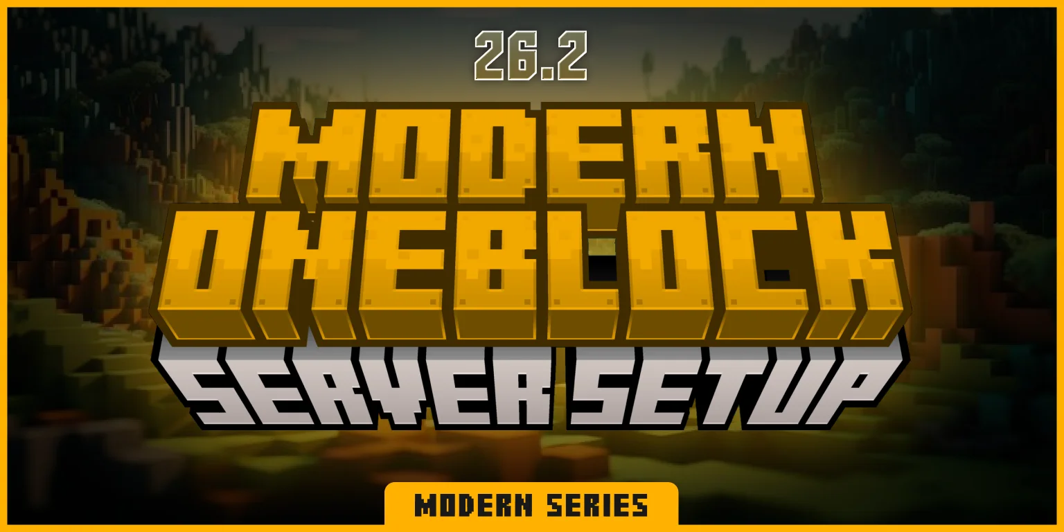 Modern OneBlock Setup | Modern Series banner