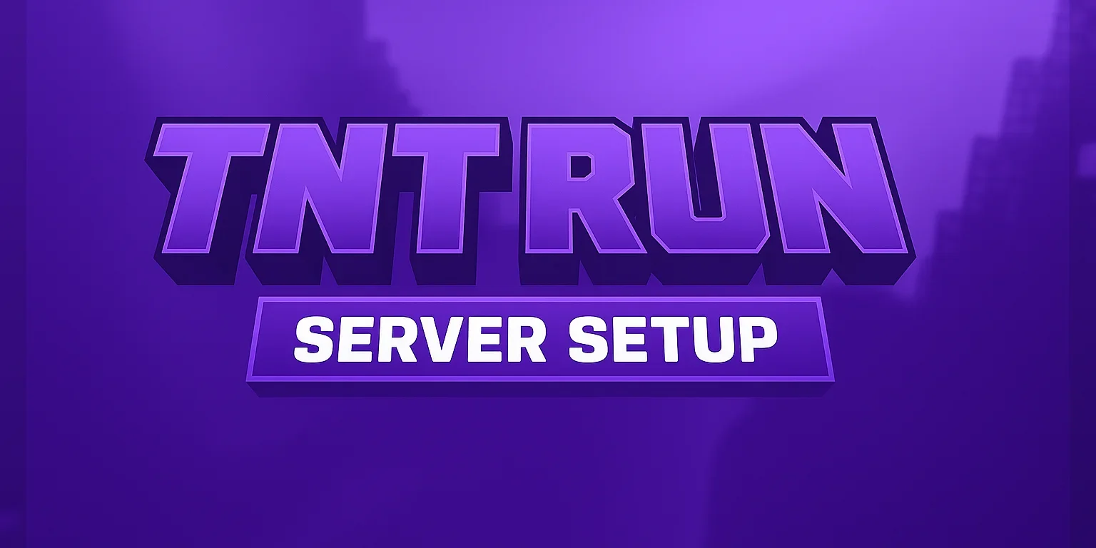 TNT Run Minigame Setup banner