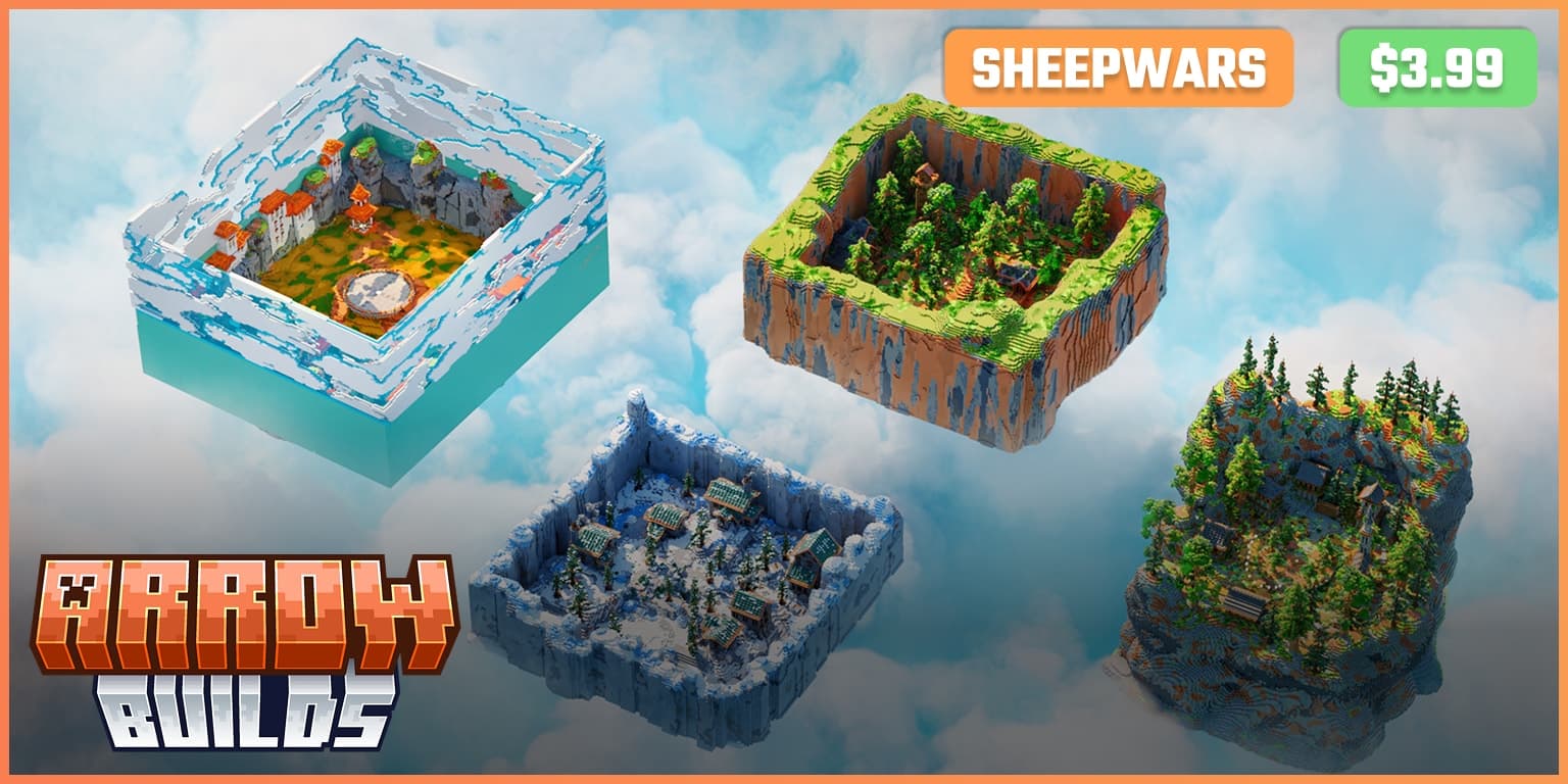 SheepWars Pack | x3 Arenas + Lobby cover picture